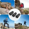 Pack of 4 Nordic Walking Poles, Rubber Buffers, Walking Sticks,