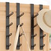 niffgaff Black Door Hooks for Hanging - Coat Hooks Door,