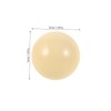 WOONEKY 4pcs White Billiards Training Cue Balls for Beginners Durable