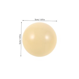 WOONEKY 4pcs White Billiards Training Cue Balls for Beginners Durable Design for Improved Control Professional Appearance for Amateur Players