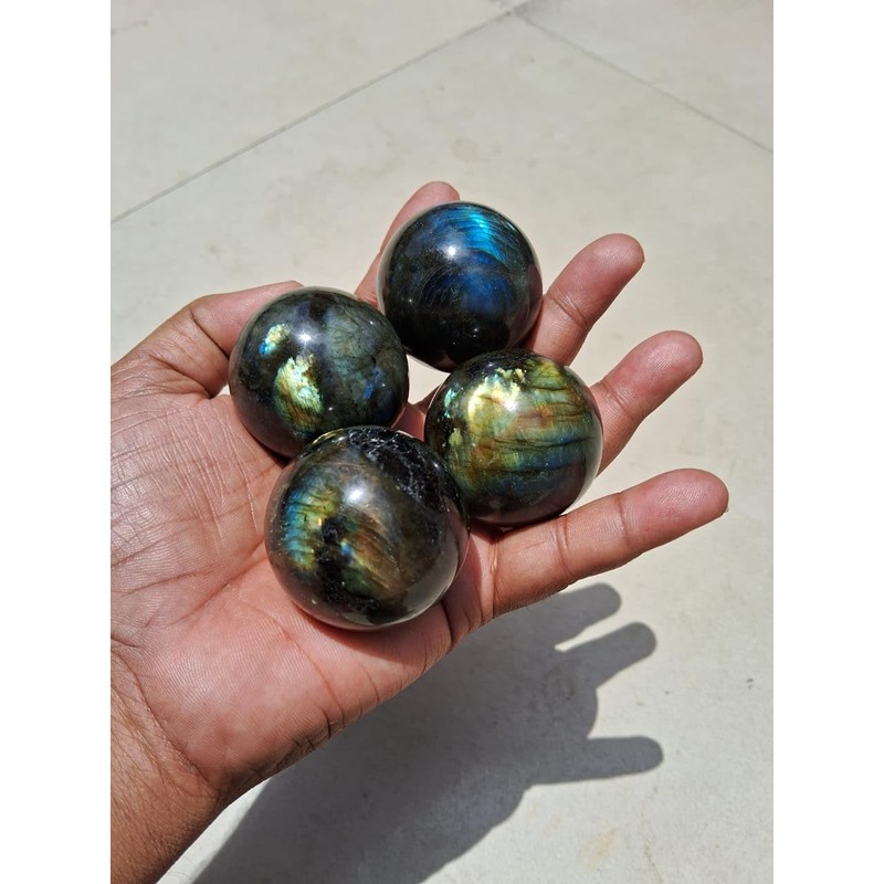 Labradorite Flashy Sphere - Crystal Ball, Gemstone Globe, 45-50MM