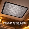 2 Pack 25 x 16 Inch RV Skylight Sunshade Covers,