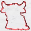 Highland Cow 3D Printed Cookie Cutter - XS - 2.5