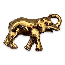STOCKPINS Gold Elephant Lapel Pin – Handcrafted Animal Pin for Men and Women, Perfect for Jackets, Hats, Backpacks, and Gifts for Animal Lovers