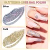 Makartt Gel Nail Polish Set 8ml 2 Colors Reflective Glitter