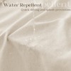 DUKIYO Extra Long Linen Shower Curtain 96 Length Textured Cloth