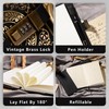 TIEFOSSI Sealed Journal for Women, Vintage Flower Diary with Combination