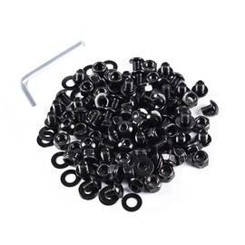 G-PLUS Universal Fender Flares Screw/Bolt Hardware Kit Set Compatible with Universal Car Models Black