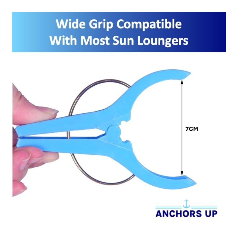 Colourful Cruise Ship Towel Clips for Sun Loungers, Cruise, Beach