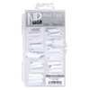 NP Nail Nails, Half Tip, Straight, White, 120P