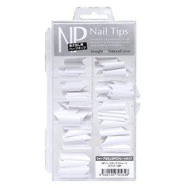NP Nail Nails, Half Tip, Straight, White, 120P