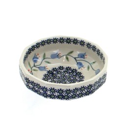 Blue Rose Polish Pottery Tulip Small Angular Bowl