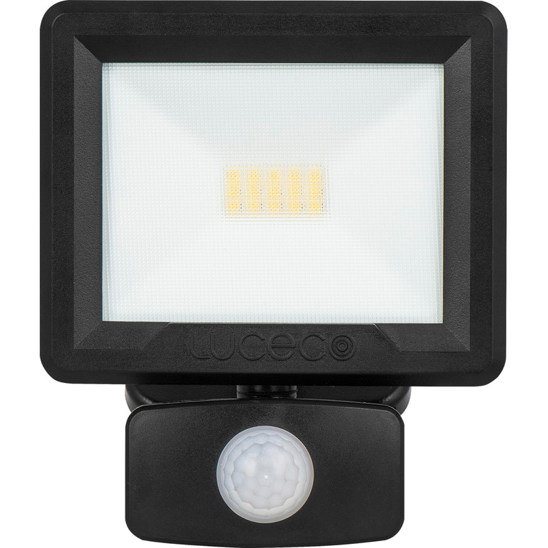 Luceco Essence Multi-Position Floodlight 10W 1050lm 4000K IP65 PIR Dask