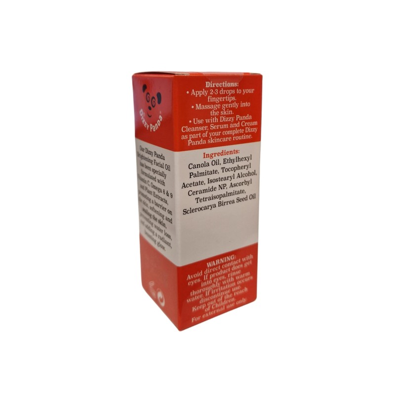 Dizzy Panda Brightening Facial Oil | Vitamin C, Omega 6