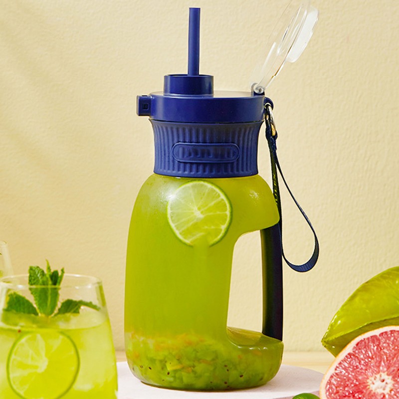 Sport Portable Blender Outdoor Juice Barrel 1000ml Large Capacity Crushed