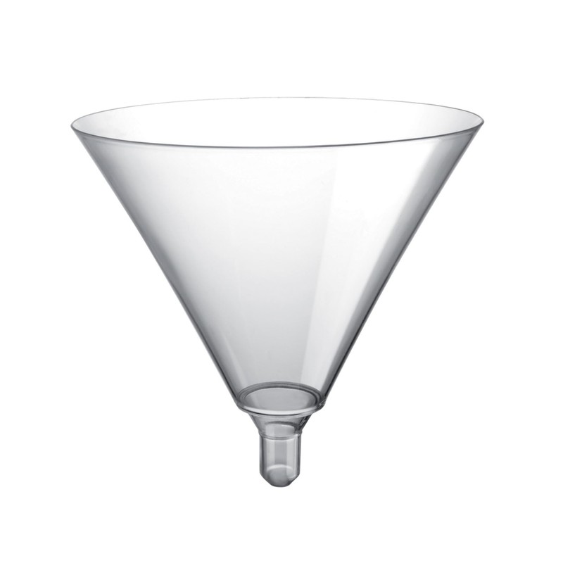 AIOS Plastic Martini Glass 2pc. Capacity 185ml. Pack of 20