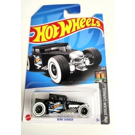 Hot Wheels - Bone Shaker - HW Dream Garage 3/5 - Black - 2023 - Mint/NrMint Ships Bubble Wrapped in a Sized Box