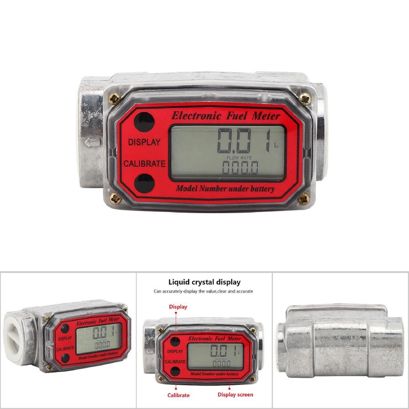 Fuel Flow Meter, Mini Digital Turbine Flowmeter, Diesel Fuel Flow