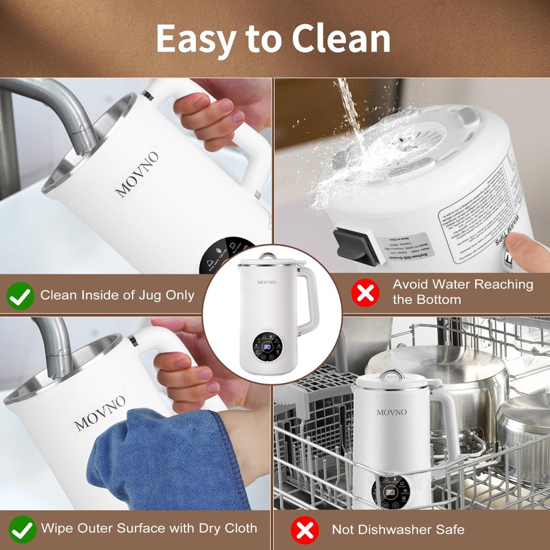 8 IN 1 Nut Milk Maker Machine, 1000ml Capacity Homemade