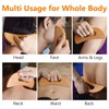 Lymphatic Drainage Massager, Wooden Gua Sha Tool, Manual Massage Scraper