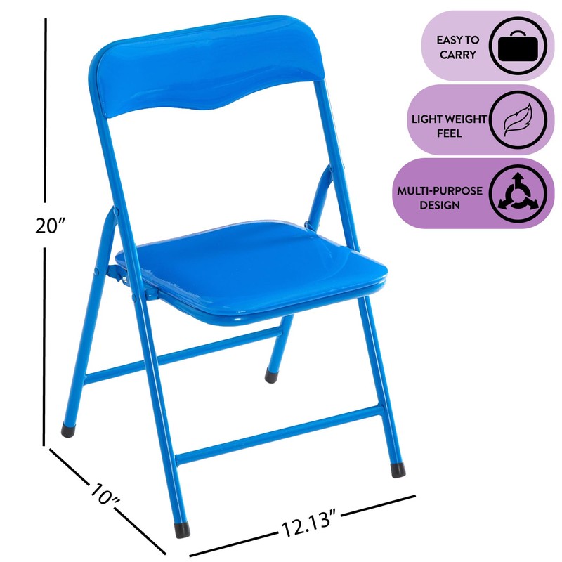 Heritage Kids Padded Folding Chair for Kids, Set of 2,