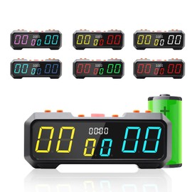 F-Winner 7 Color Change Electronic Scoreboard,Portable with Battery Powered