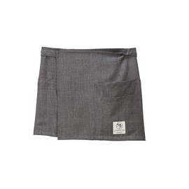 Kassy Kashima HEARTGREEN HAE013 Scandinavian Pattern Collection Waist Apron, Fjord Gray, Free Size