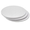 Juvale 14-Inch Round Cake Drums - Sturdy Base Support &