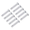 sourcing map Load Eyelet Bolts Single Hole Fork Bolts 5