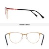 OLIEYE Cat Eye Reading Glasses For Women Retro Design Reader