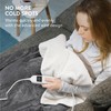 Navaris Heated Throw Blanket - Luxury Comfort with 10 Heat