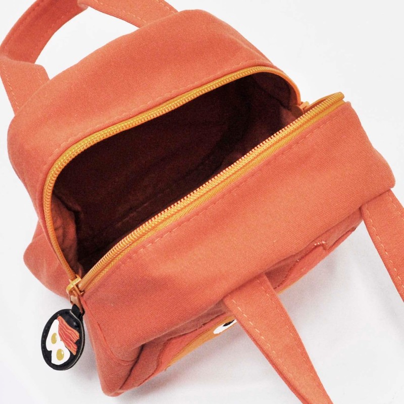 Skater KNBD1-A Die Cut Bag, Sweat Material, Calcifer, Studio Ghibli