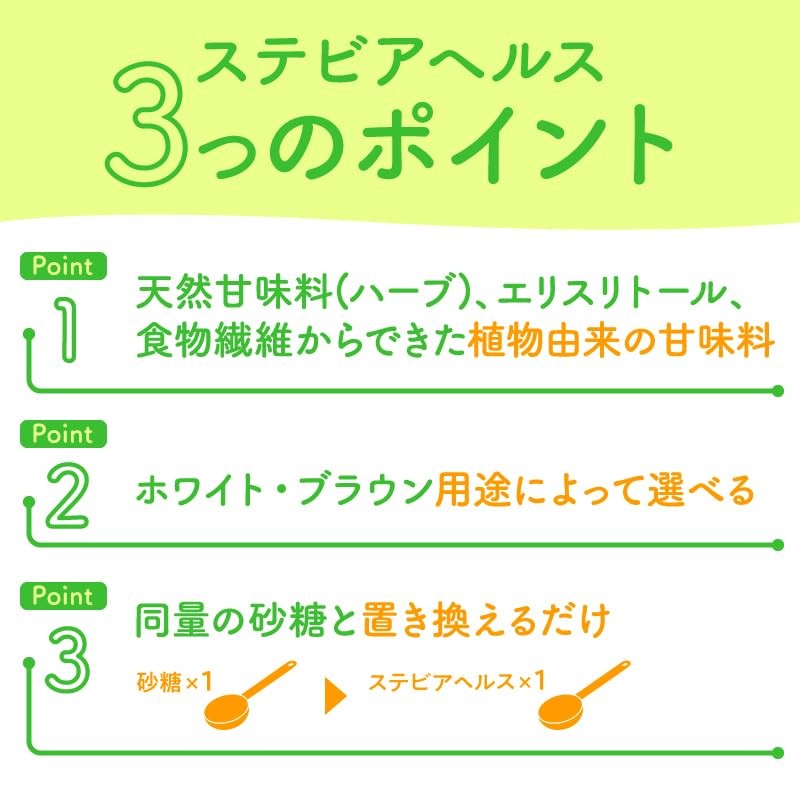 Stevia Health Mini White, 4.2 oz (120 g) x 3