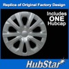 HubStar Hubcap Replacement for Toyota Prius 2019-2022, 15-inch Replica Wheel