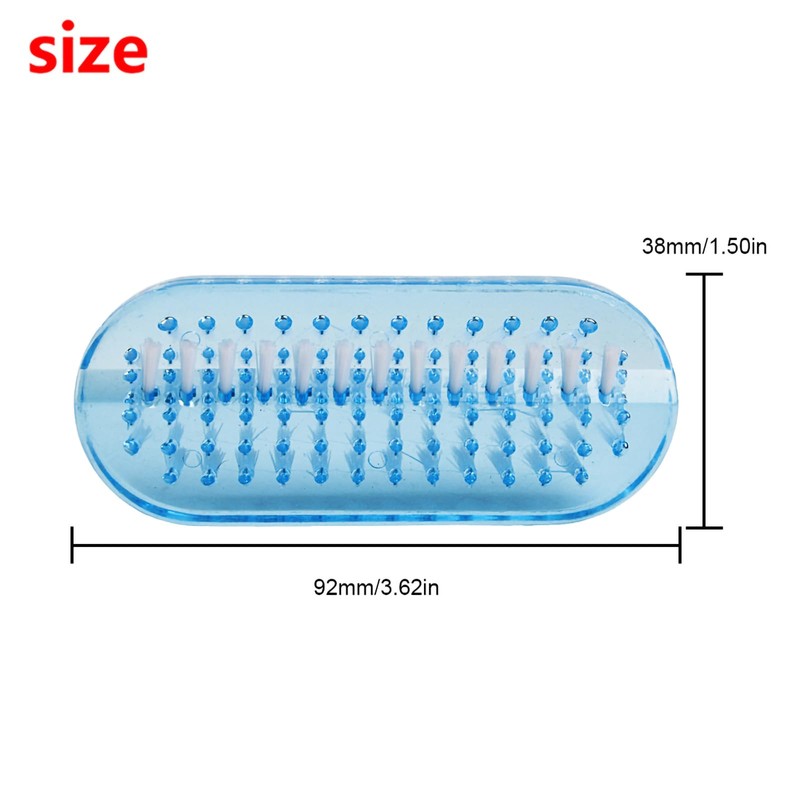 Andux Zone Hand & Nail Cleaning Brush Plastic MJS-01 (Blue