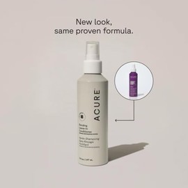 Acure | Acondicionador sin enjuague Bonding en spray, tratamiento hidratante reparador, ayuda a proteger y suavizar cabello seco, dañado o con color, apto para cabello lacio, rizado y ondulado (148 ml)