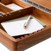 Rossie Home Acacia Wood Easel Lap Desk with Storage -