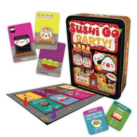 Gamewright Sushi Go Party Deluxe Card Game Up to 8 Players Customize Your Experience