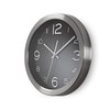 NEDIS CLWA010MT30BK Circular Wall Clock | 30 cm Diameter |