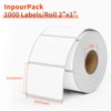 InpourPack InpourPack 2x1inch Direct Thermal Label Paper for Barcodes, Shipping,