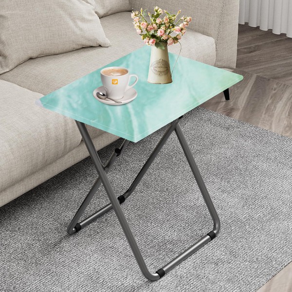 Fleecy day Folding Tray Table, Tv Dinner Tray Table, Foldable