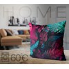 VOID Pink Turquoise Palm Trees Cushion Cover Sofa Cushion Decorative