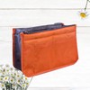 TOVINANNA Portable Toiletries Bag Double Zipper Large Compartment Organize Cosmetics