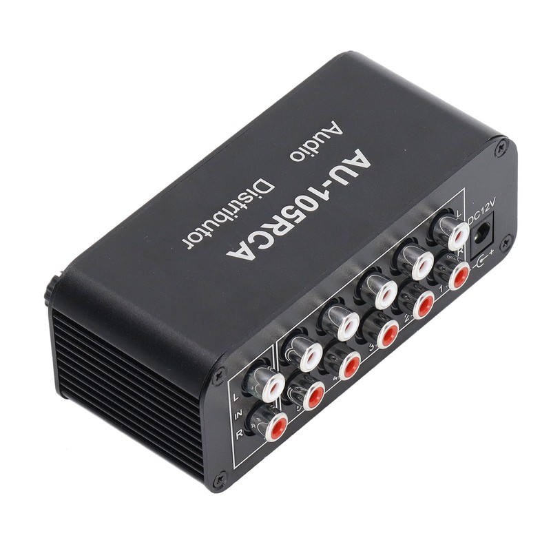 Bi Directional Audio Switcher High Fidelity 5 Way Audio Switch