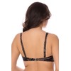 VIVISENCE Bikini Bra Women's Swimwear Soft Cups Striped Adjustable EU