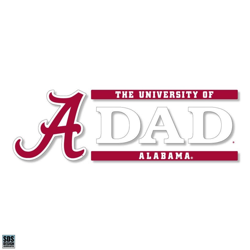 Alabama 6x2 DAD Logo Auto Vinyl Decal