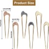 Yeanifeana 2 Piezas Horquillas para el Cabello Forma U Pinza