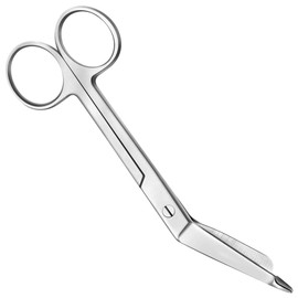 SurgicalOnline Medical and Nursing Lister Bandage Scissors 5.5" - Perfect for Surgeries, Medical Care and Home Nursing, Stainless Steel