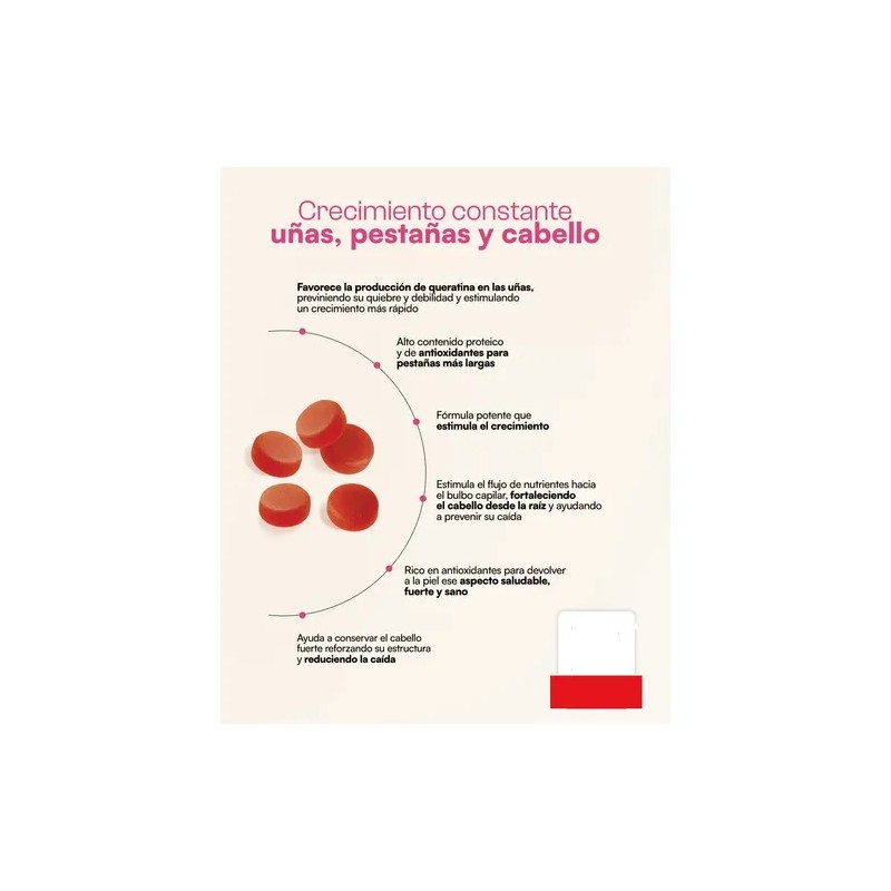 Pack 3 Botes Biotina+chlorella Uñas Cabello Piel Pestañas