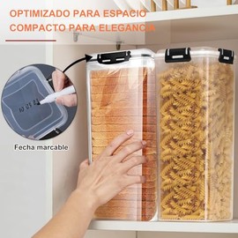 Caja para Pan con Bandeja, Contenedor para Pan con Tapa                                                                                               